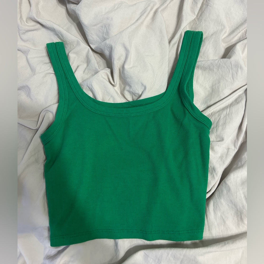 Green small shein top